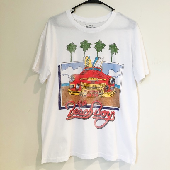 the beach boys Tops - Beach Boys Retro 60s Surfboard Cruiser Vintage T Shirt Top Surfing USA Americana